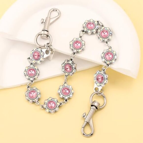 Vintage Bronze Bag Purse Charm Extender Chain Retro Accessory Designer Gifts - Picture 4 of 8